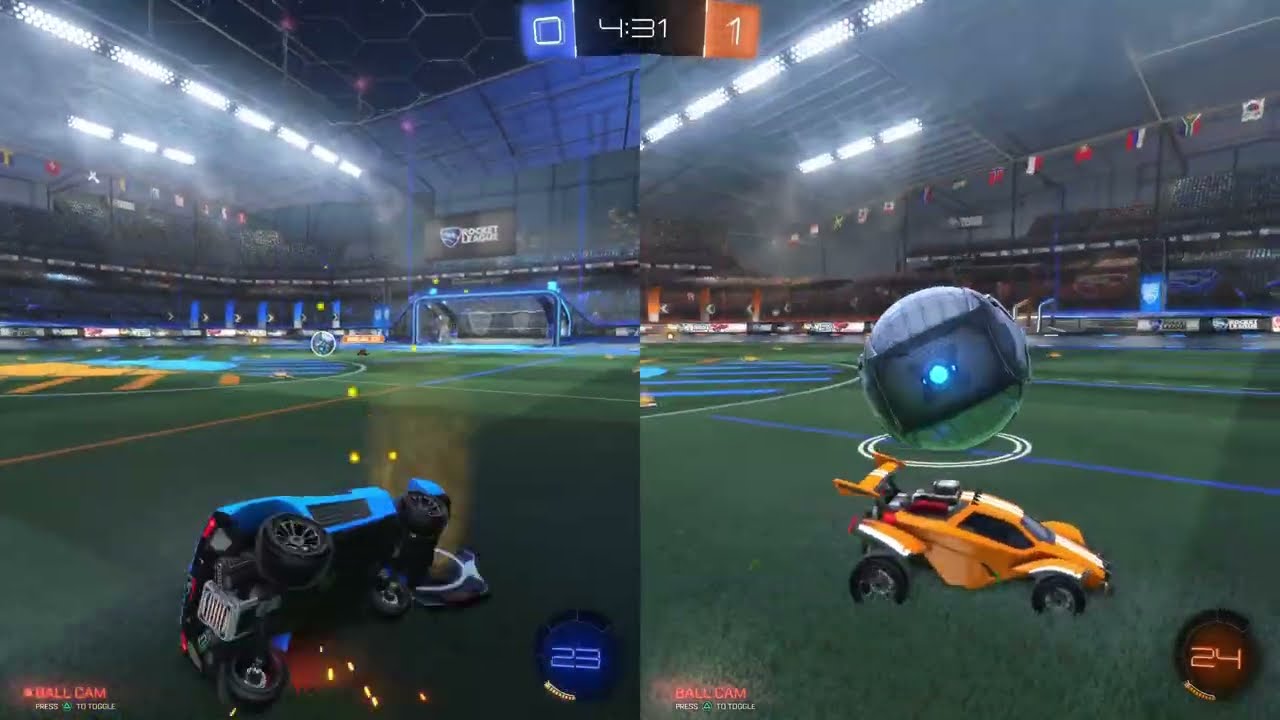 Playing Rocket League