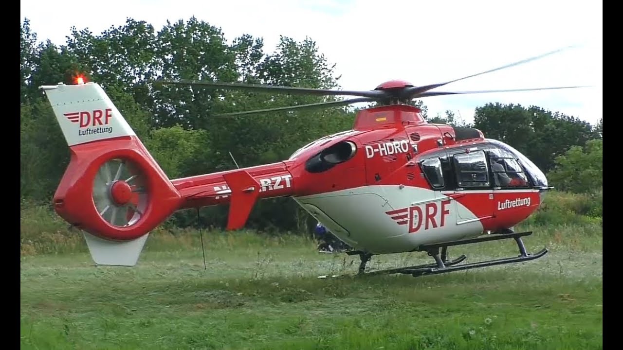 Rettungshubschrauber Christoph 64 Angermünde (D-HDRO) | Start in Leegebruch