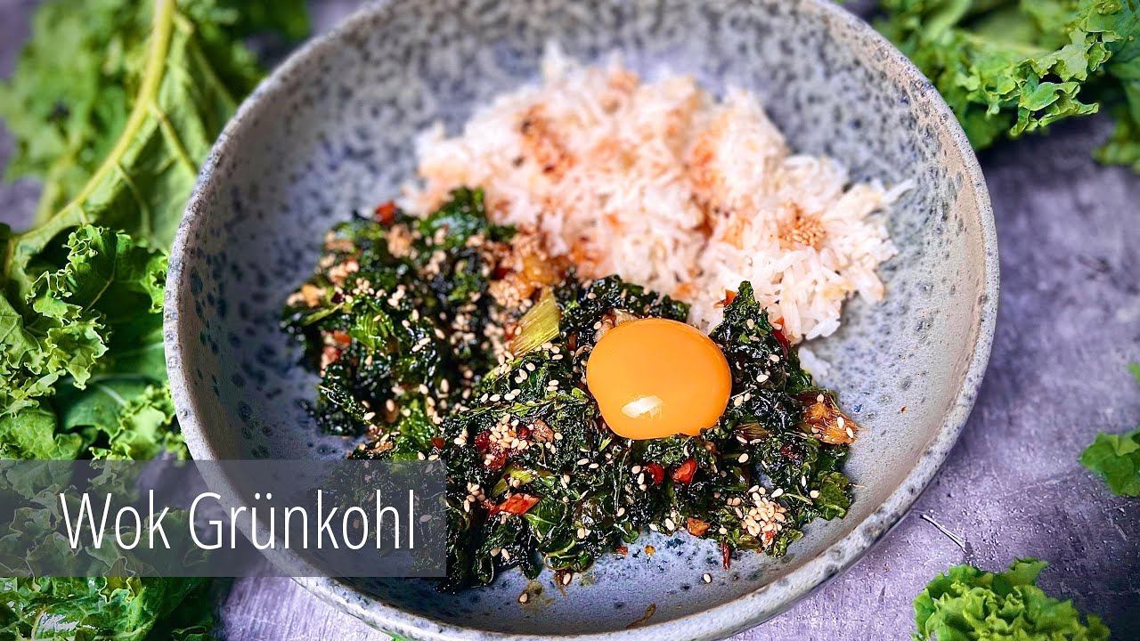 Grünkohl aus dem Wok 🥦 | Gesundes & schnelles Rezept in nur 10 Minuten