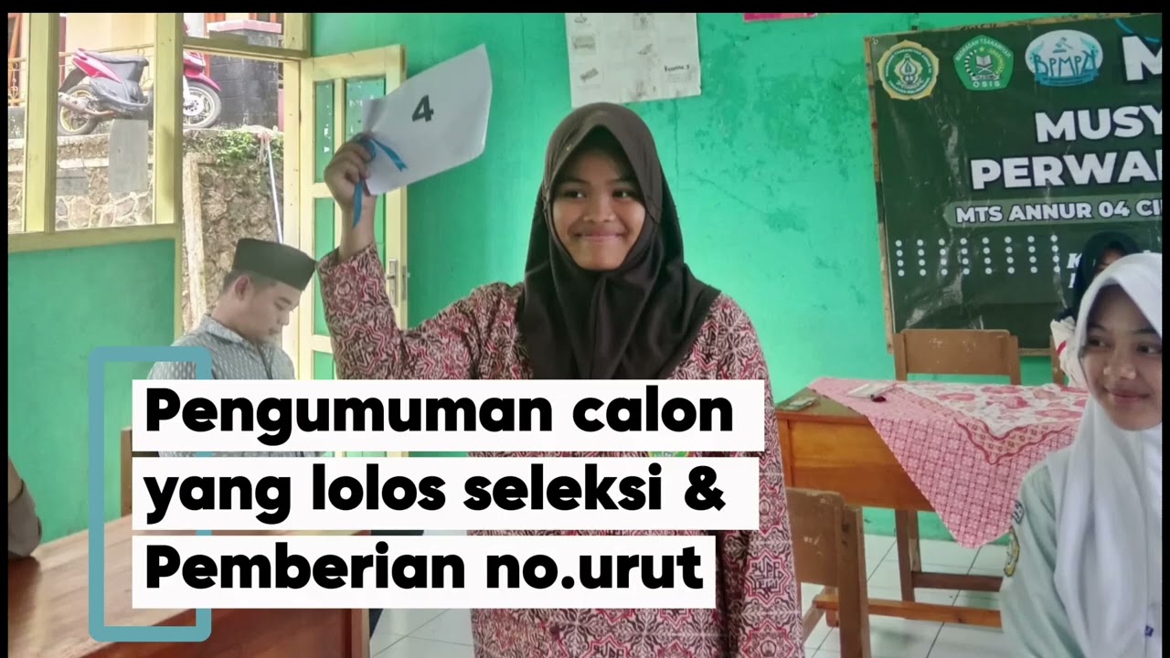 Alhamdulillah Kegiatan pemilihan ketua osis dari awal sampai akhir telah selesai 