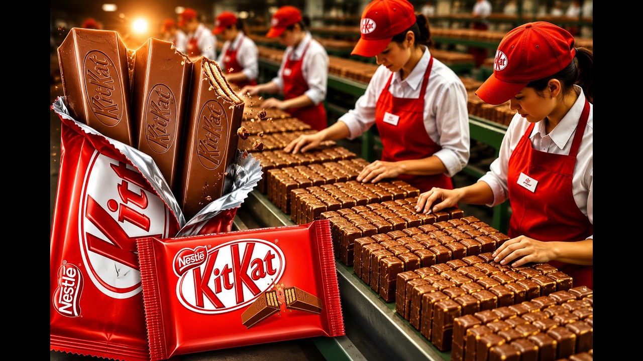 Inside the KitKat Chocolate Factory | How Millions of Bars Are Made Daily