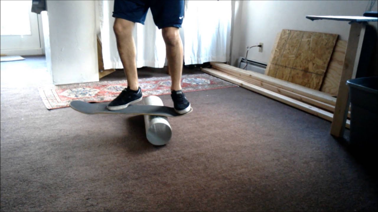 balance board kickflip!