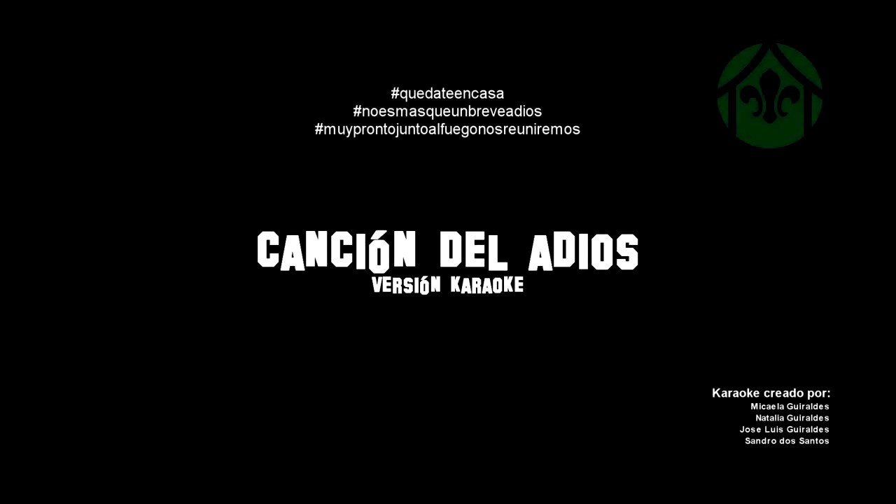 KARAOKE CANCI&Oacute;N DEL ADI&Oacute;S