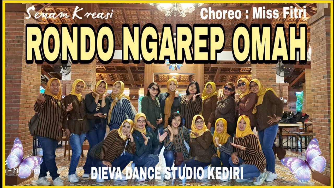 RONDO NGAREP OMAH || Senam Kreasi Mudah || Choreo: Miss Fitri