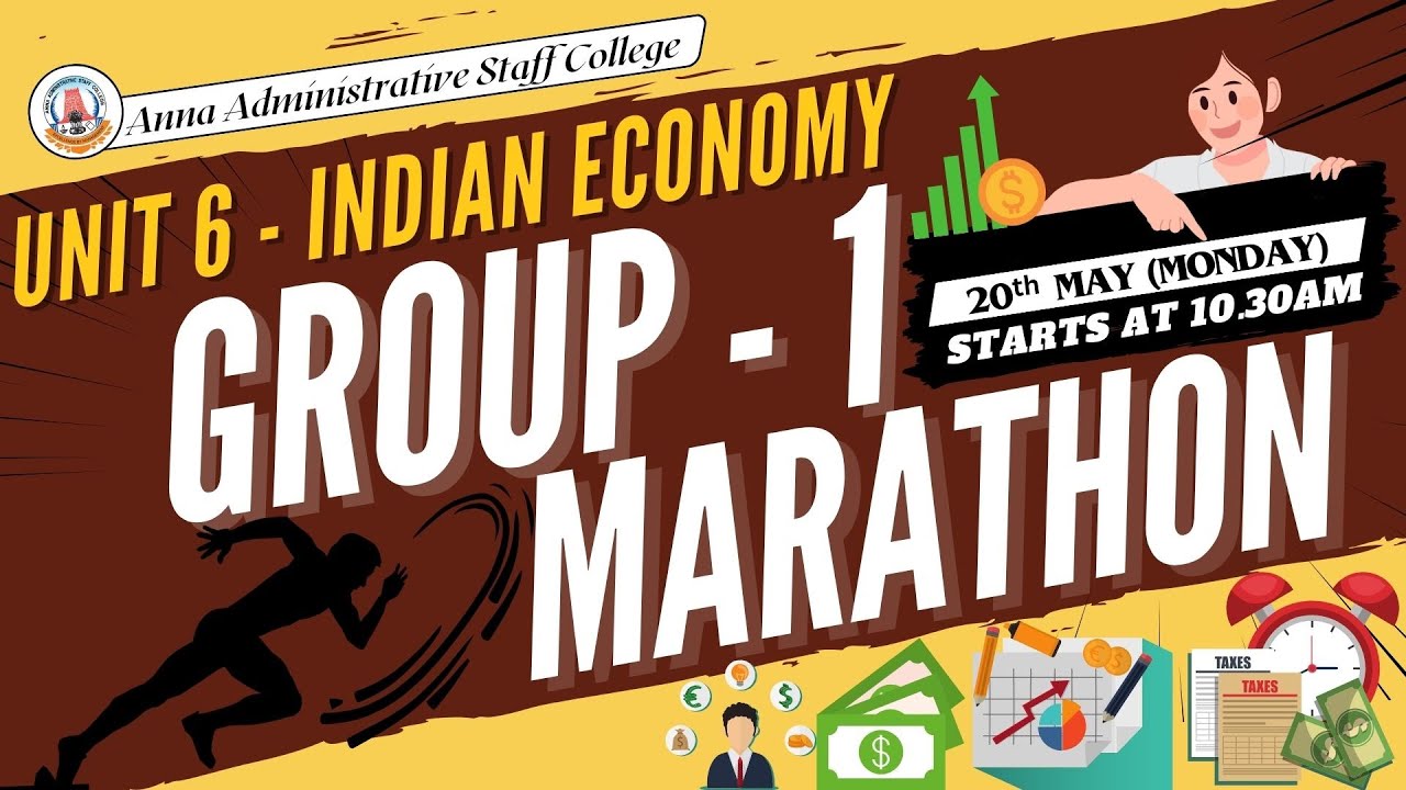 Complete Indian Economy in 1 Live Marathon Class | TNPSC Group 1 Prelims
