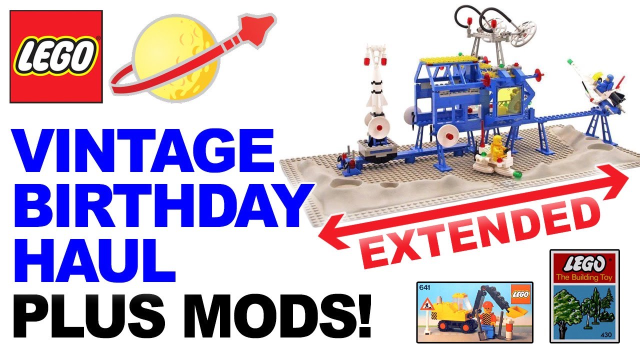 Vintage Lego Birthday presents... and a vintage space MOD! - (Set 6971 Inter-Galactic Command Base)