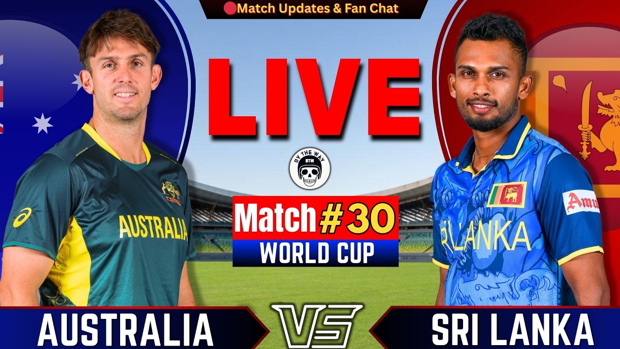 🔴Live: AUS vs SL, 30th T20 Match | Live Cricket Match Today | Australia vs Sri lanka Live | 2nd inng