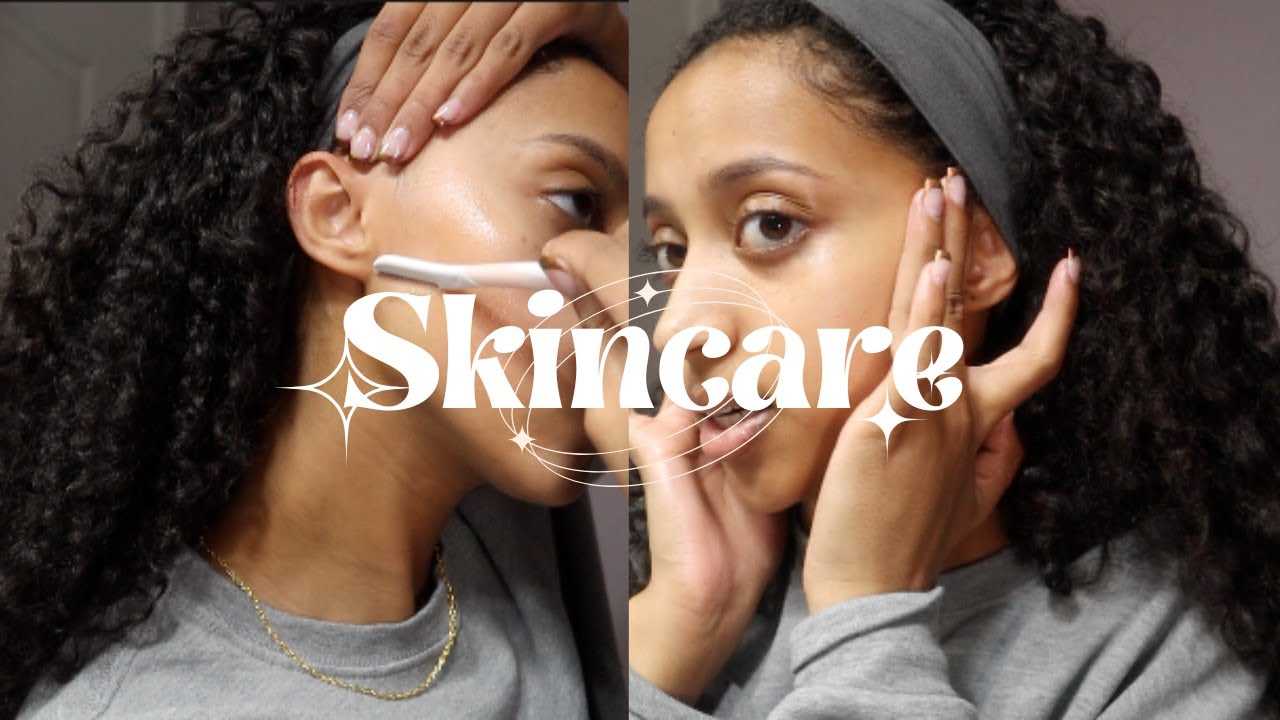 Skincare routine + CHIT CHAT | Shave face, night skincare, content creation talk etc.| #skincare