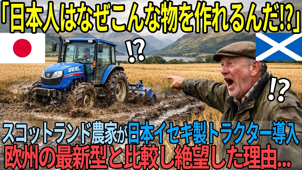 「日本人はなぜこんな物を作れるんだ!?」最新ハイテク機が豪雨でショートし沈黙。英国農家が絶句した、30年間一度も止まらない&ldquo;昭和の怪物&rdquo;の正体【海外の反応】