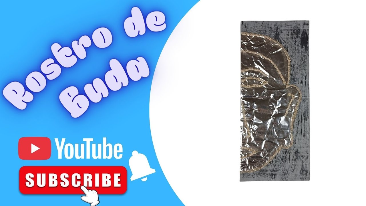 ROSTRO DE BUDA UTILIZANDO CARTON // Manualidades con cartón.