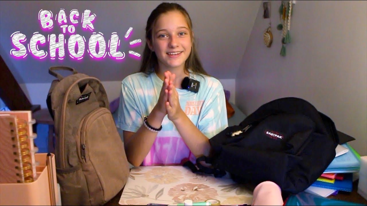 Ma fourniture scolaire pour la rentr&eacute;e en 4eme (c'est ma premi&egrave;re video)