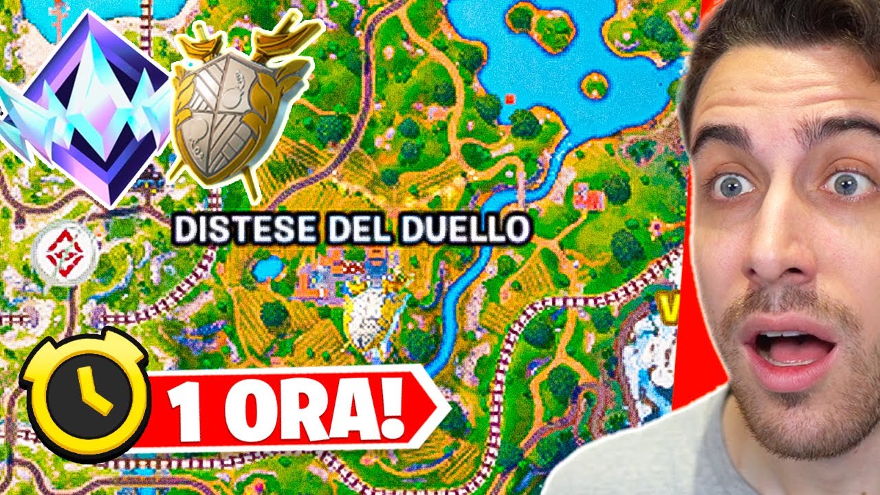 Atterro per 1 ORA a DISTESE del DUELLO in RANKED! Capitolo 5 Fortnite ITA!