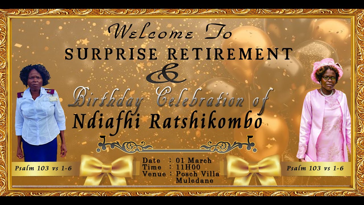 Surprise Retirement & Birthday Celebration