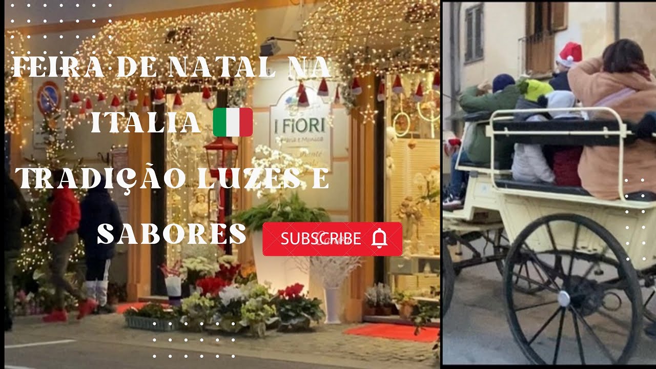 Onde o Natal ganha vida:Feiras de Natal na Itália 🇮🇹🎄
