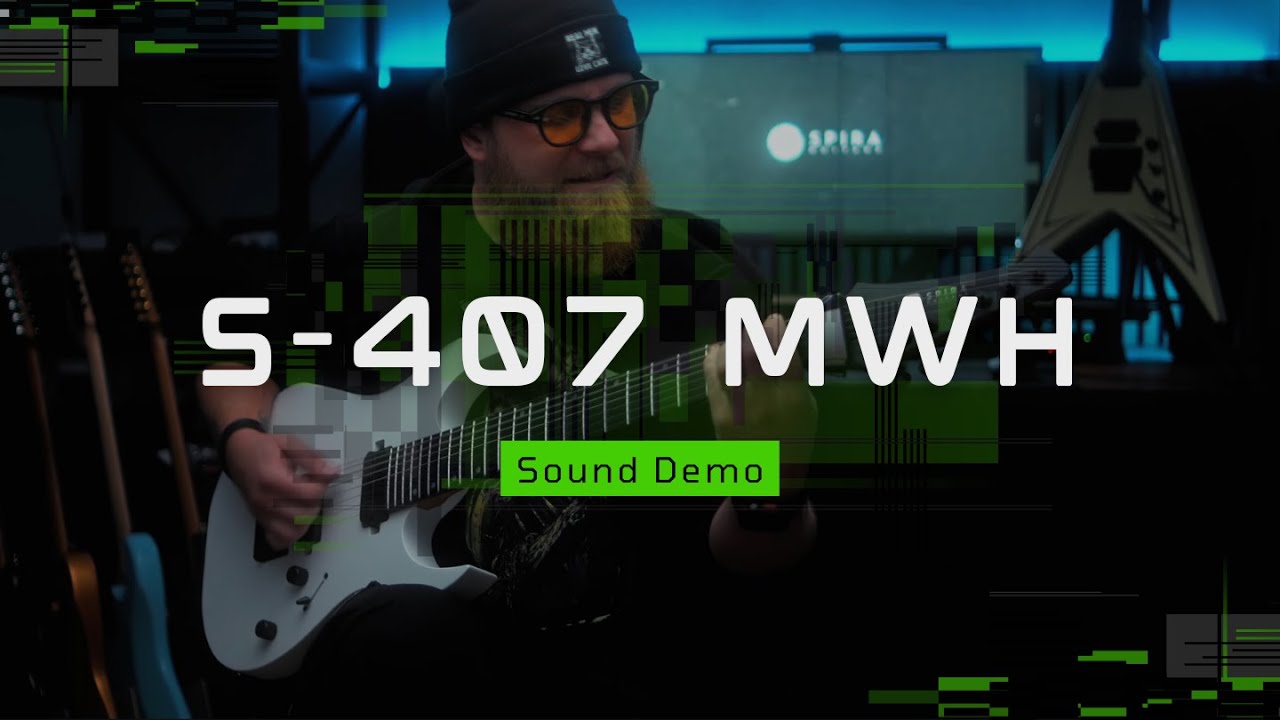 SPIRA Guitars S-407 MWH DEMO