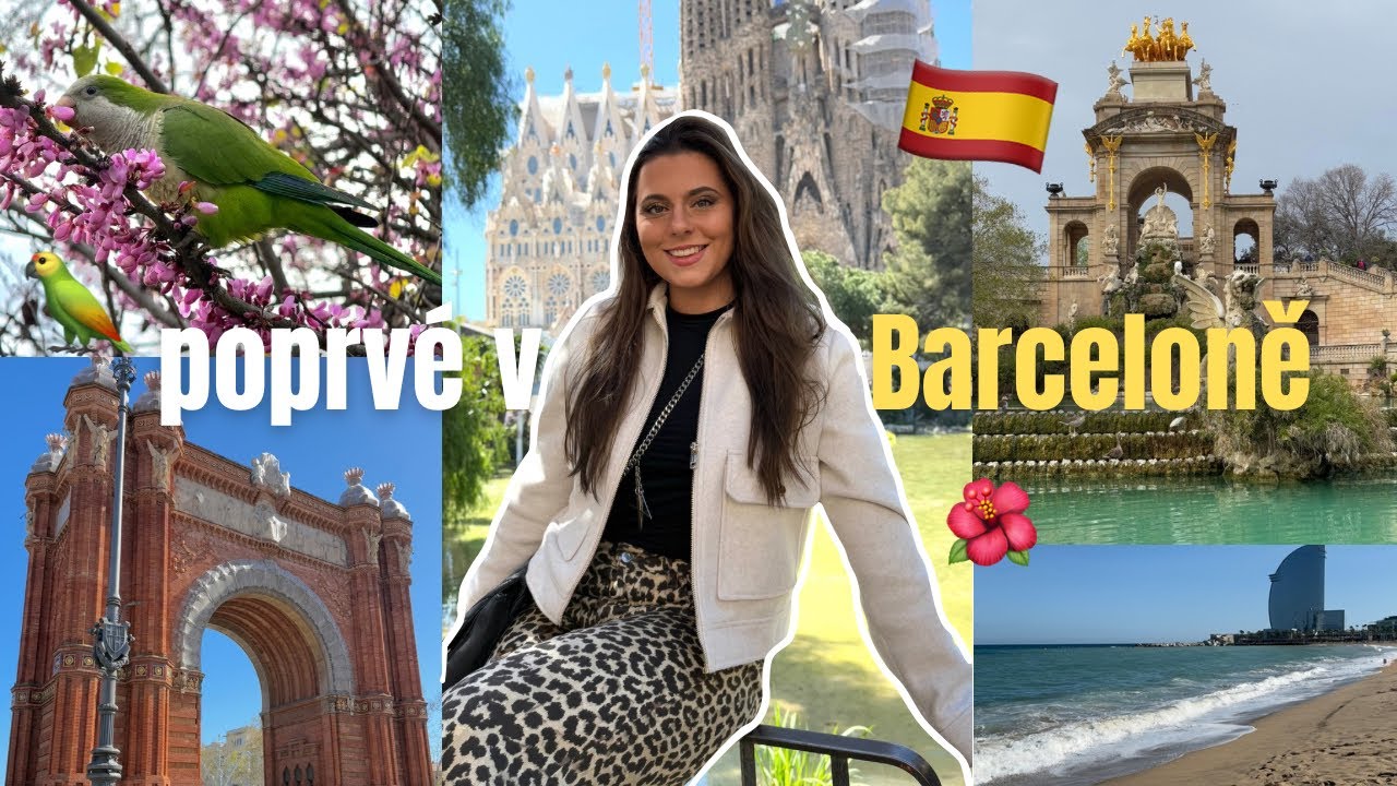 POPRVÉ VE ŠPANĚLSKÉ BARCELONĚ🌴🇪🇸 VLOG | Lucy