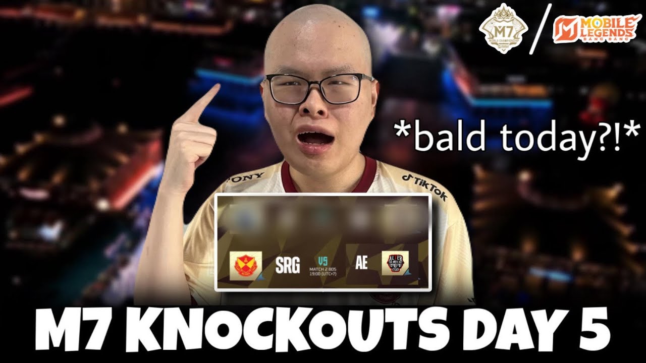 🔴 SRG VS AE | GOING BALD IF SRG LOSES | M7 KNOCKOUTS DAY 5!! 🔴