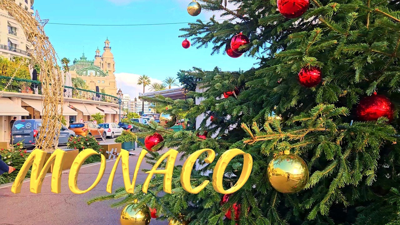 MONACO 🌍 Walking tour 🇲🇨 Monte Carlo is getting ready for CHRISTMAS 🎄  November 21, 2025 🎞️ [4K] UHD