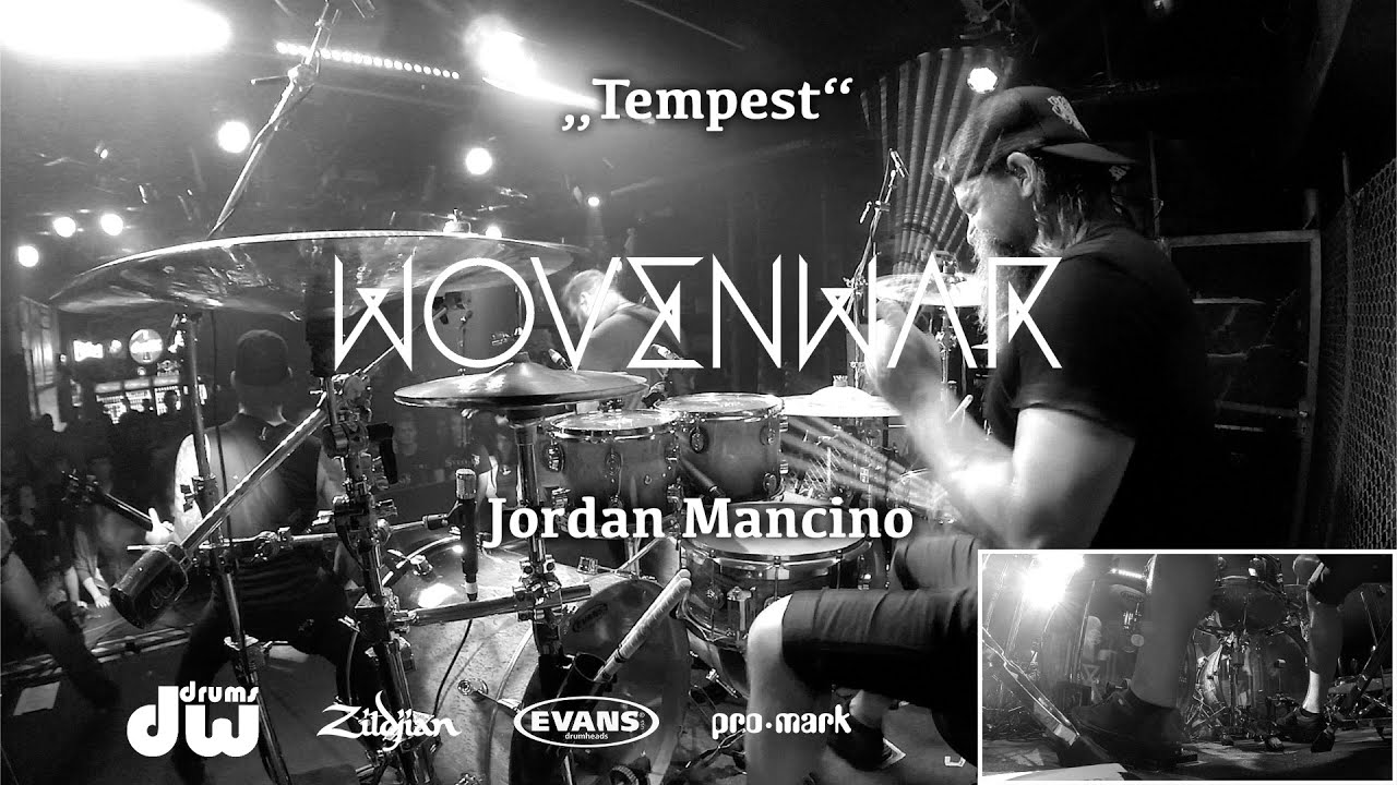 Jordan Mancino - WOVENWAR | Tempest live @ Rockfabrik Nürnberg 22/05/15 | Drumcam