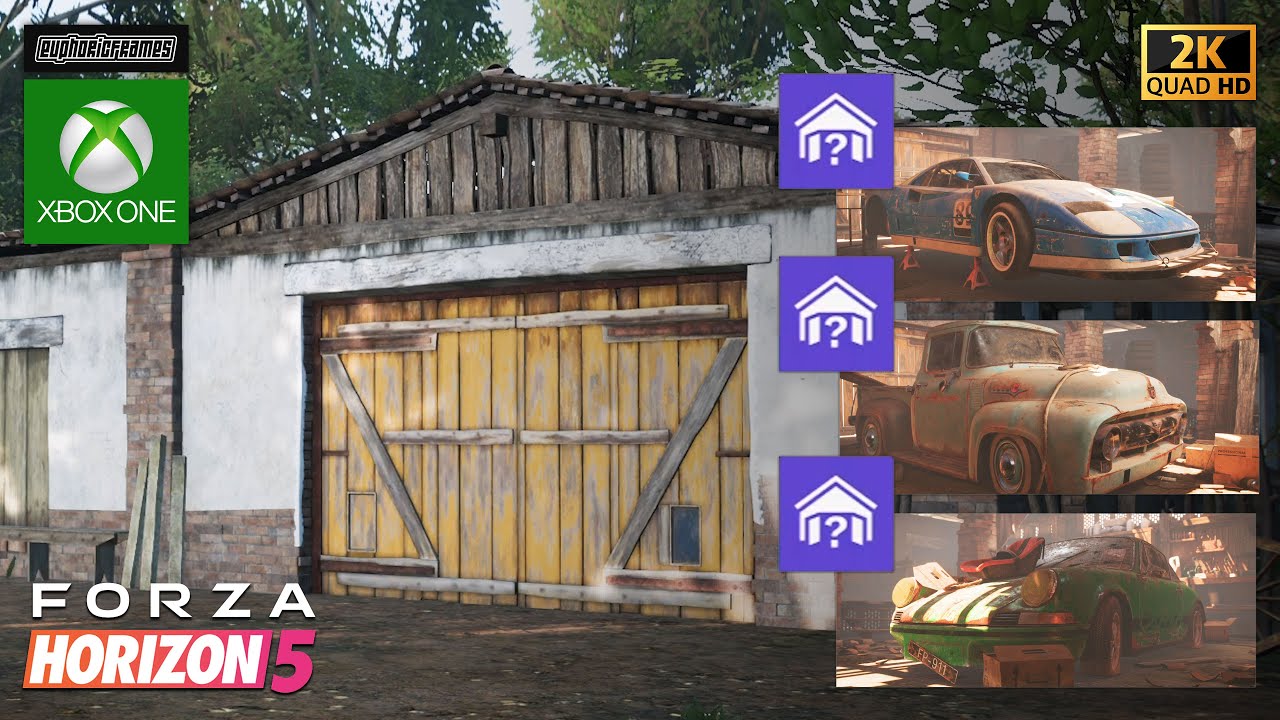 Todos los 14 Coches Abandonados (Graneros - Barn Finds) | Forza Horizon 5 (Xbox One) [2K]