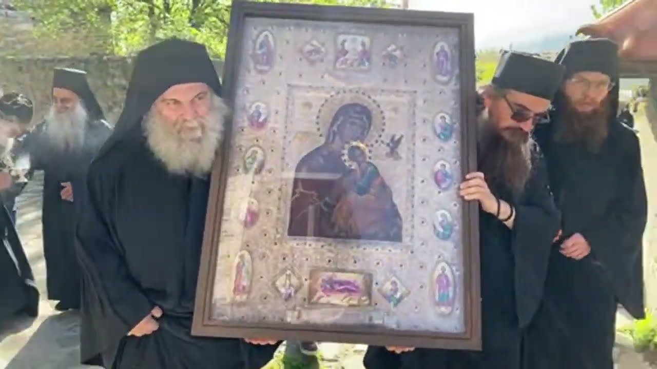 Λιτανεία Παναγιά φοβερά προστασία Άγιον όρος 2022