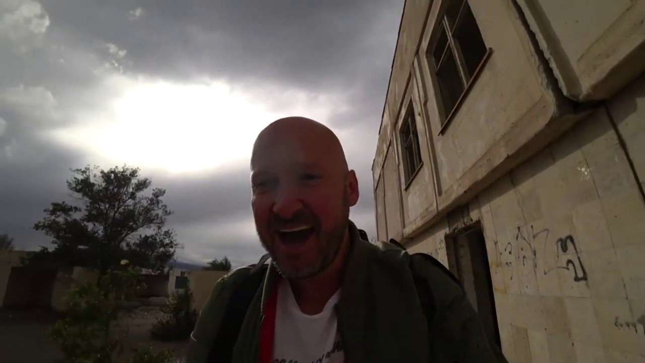 Bald and Bankrupt gets scared by guy taking a shit