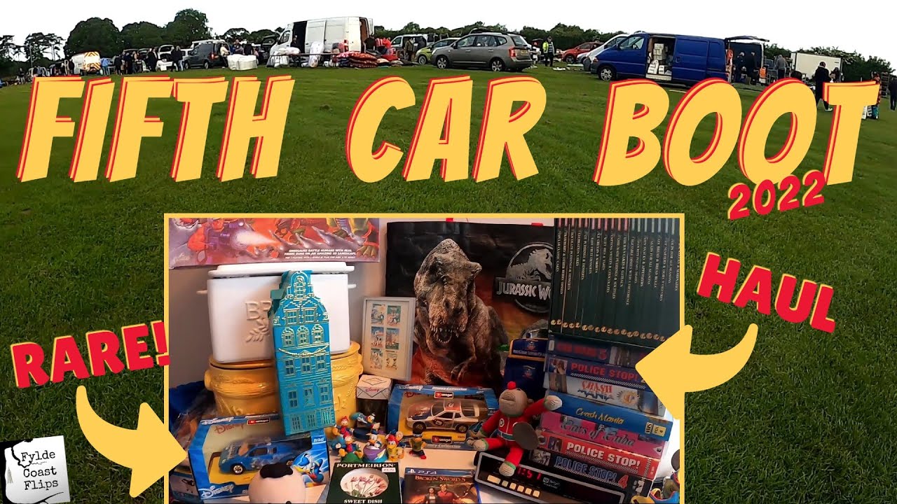 Car Boot Sale - FIFTH of 2022 - Buying to Sell on Ebay - Fylde Coast Flips Reseller UK