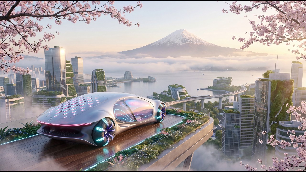 Tokyo 2090: The Sakura Seed Journey | Futuristic Japan AI Cinematic Film in 4K