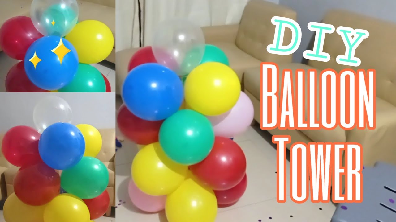 VLOG #31: DIY BALLOON TOWER🎈
