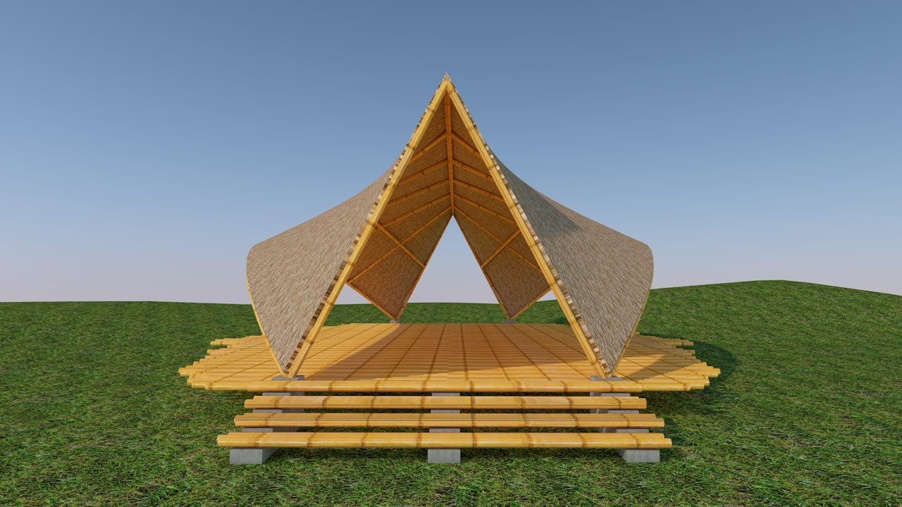 Tutorial Archicad 24 Flamingo Bamboo Pavilion by BambuBuild
