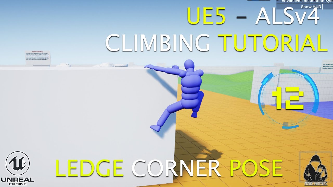 UE5 ALSv4 Climbing System Tutorial 012 - Ledge Corner Pose