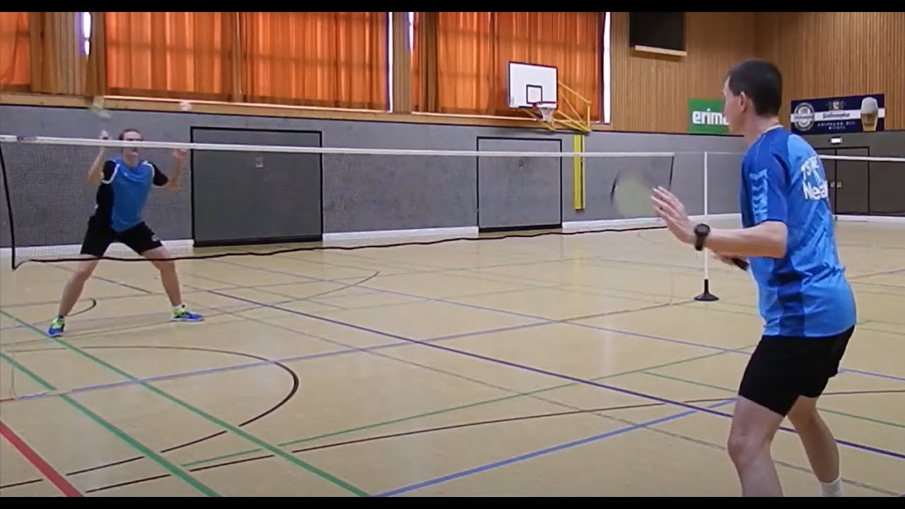 Badminton Warm Up On Court