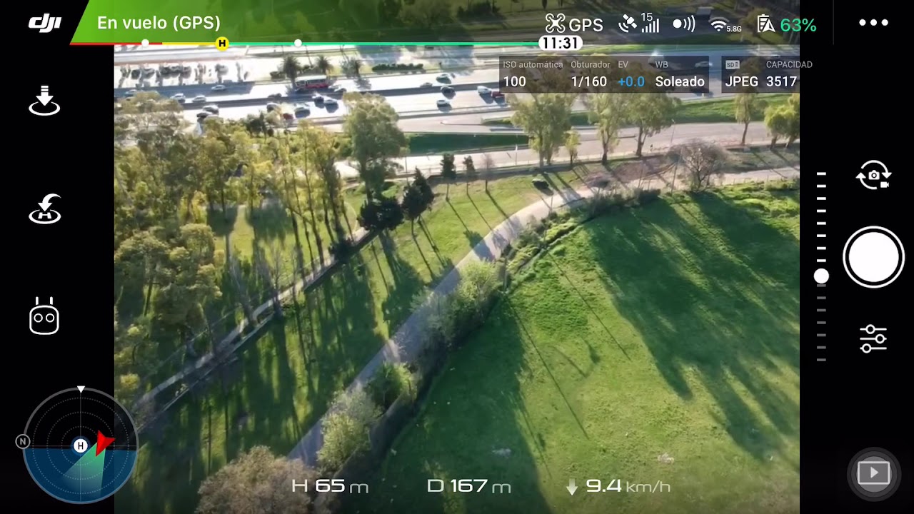 DJI SPARK MODO ESFERA