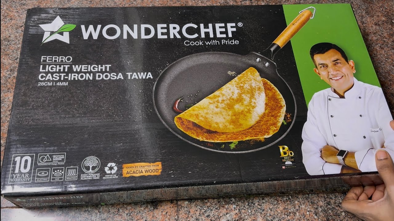 Wonderchef Iron Kadai Unboxing & Seasoning | How to Season Iron Kadai First Time 