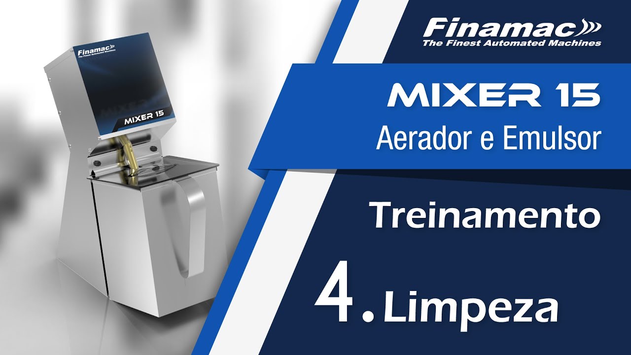 Treinamento Mixer 15 - 4. Limpeza
