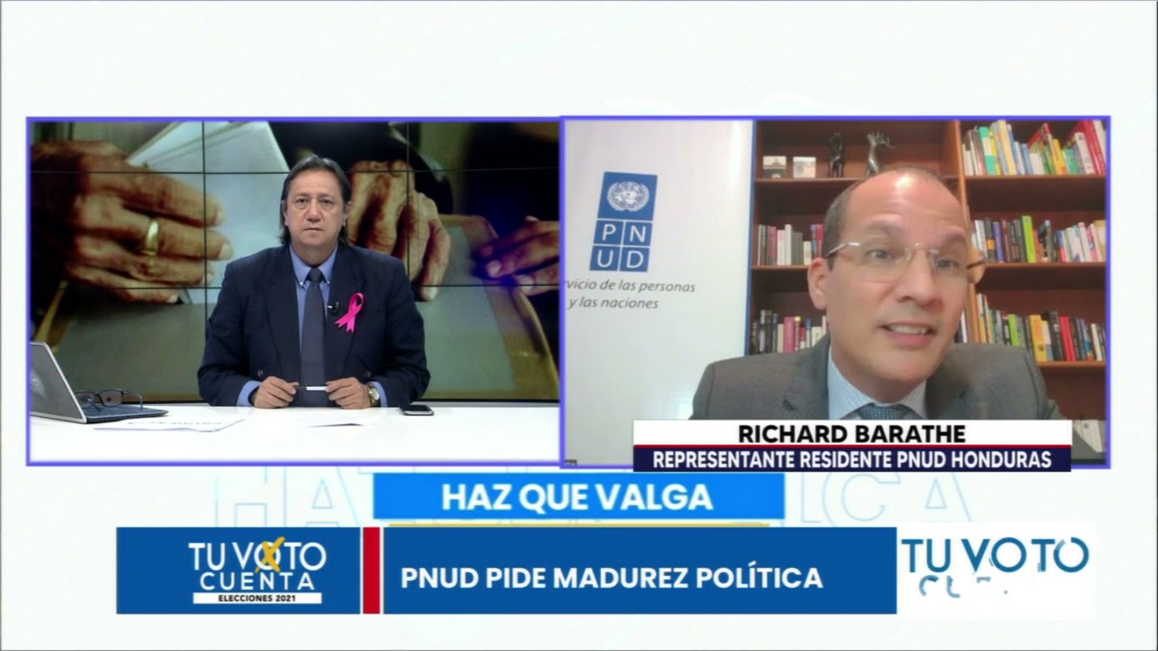 Entrevista completa con el representante residente del PNUD en Honduras, Richard Barathe.