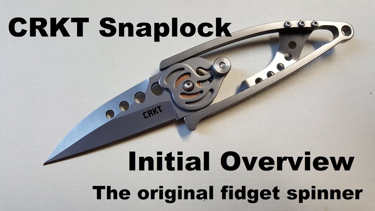 The Original Fidget Spinner CRKT Snap Lock Initial Overview