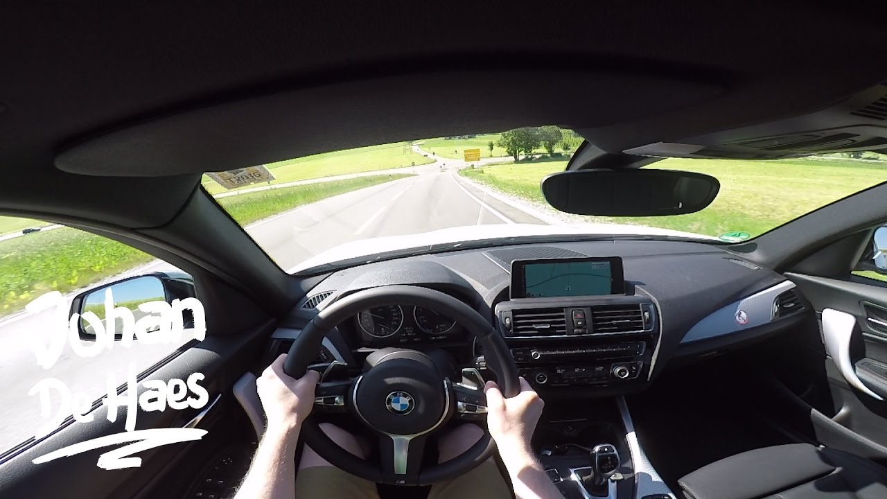 BMW M135i xDrive 326hp POV test drive GoPro