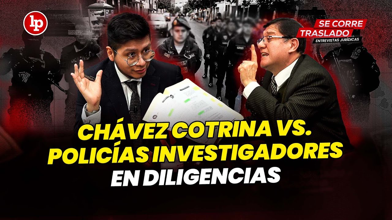 JORGE CHÁVEZ COTRINA detecta contradicciones en proyecto sobre PNP a cargo de investigación