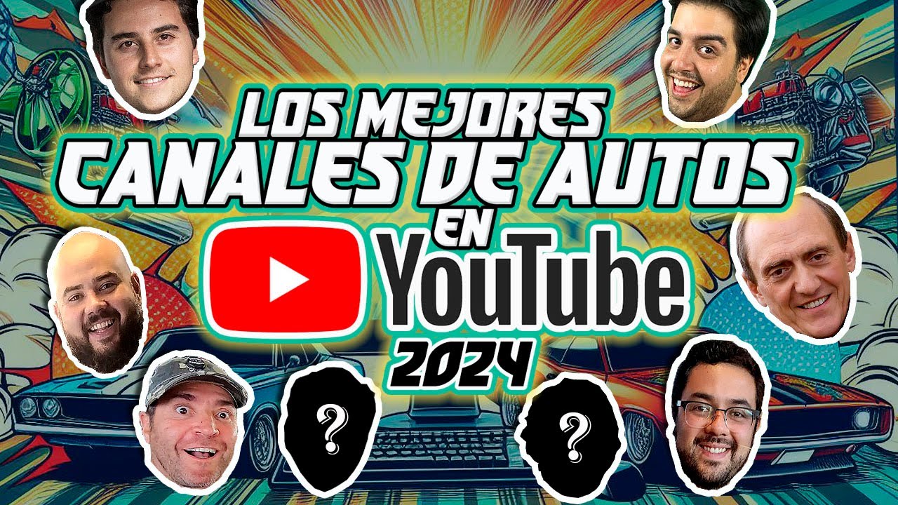 TOP 7 | Quien crea el mejor contenido de autos en YouTube 2024, no creeras el listado
