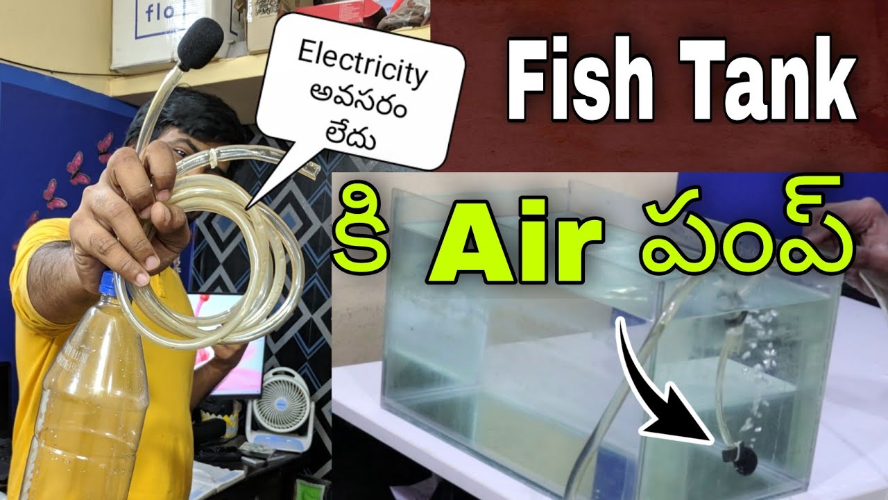 How To Make Fish Tank air Pump || Without Power || Gprotelugu