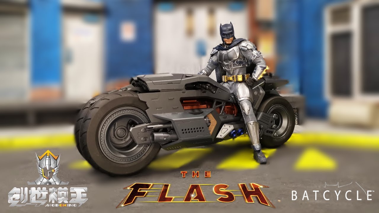 Modoking The Flash Batcycle 1/12 assembly model series Unboxing & REVIEW #batman #dc #dccomics
