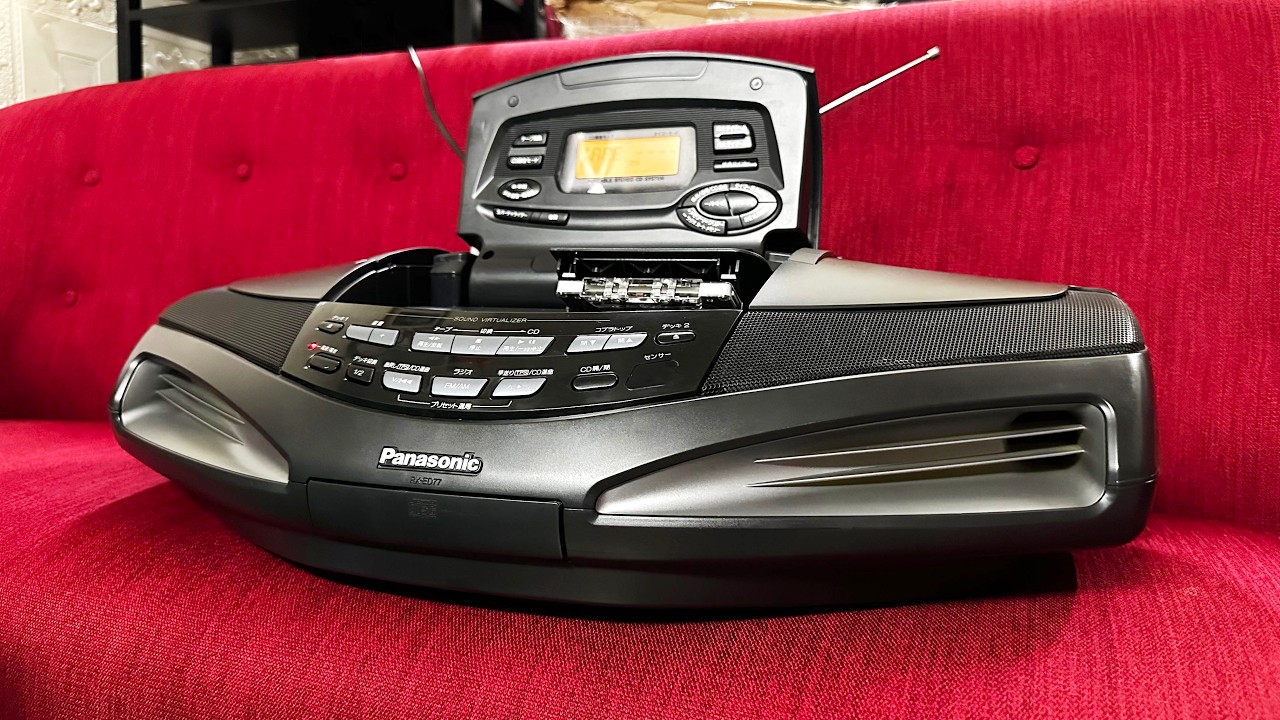 Bán Đài Panasonic Boombox RX-ED77 - NGHE HAY - BÀY ĐẸP - RẤT ĐÁNG SƯU TẦM | LH: 0876.35.6666