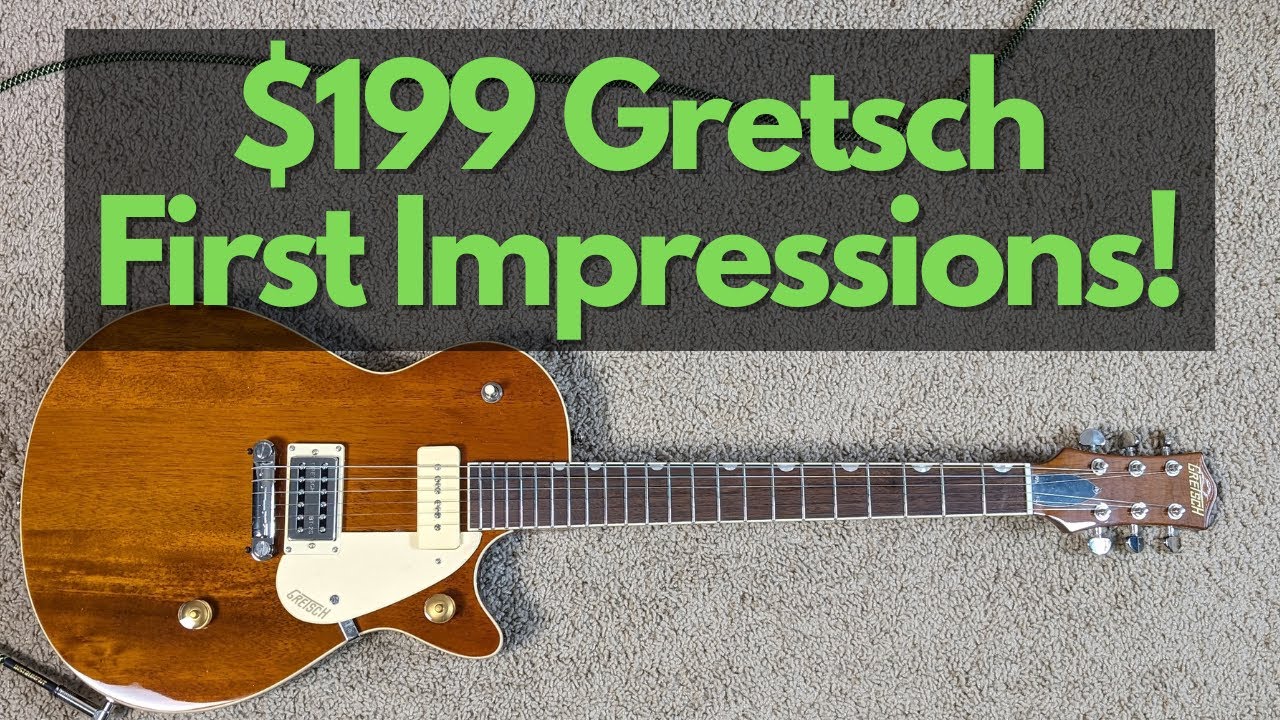 ПЕРВЫЕ ВПЕЧАТЛЕНИЯ: электрогитара Gretsch G2215-P90 Streamliner Junior Jet Club #бюджетнаягитара