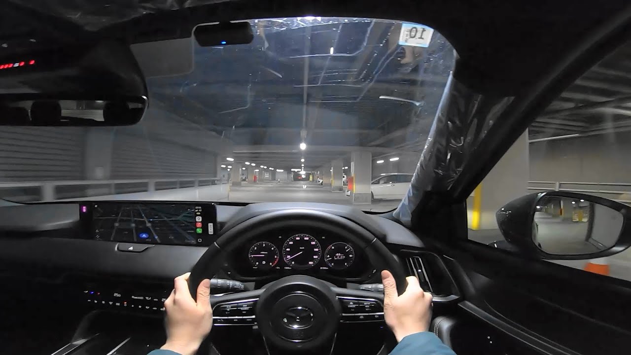 【試乗動画】2025 マツダ CX-80 XD HYBRID Exclusive Sports 4WD 夜間試乗
