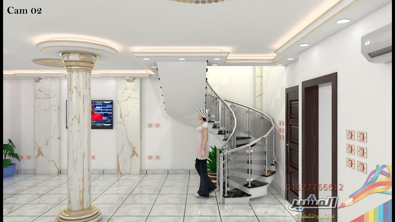 مراحل تصميم مبدئي لدوبلكس بمدينة سندوب - بالتضامن مع مؤسسة الشريف للمقاولات