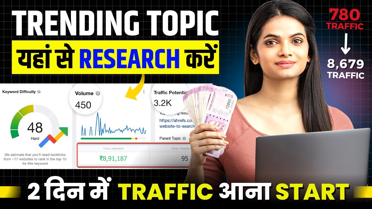 How to Find VIRAL TOPICS for Blogging | Find Low-Competition, High-Traffic Blog Topics