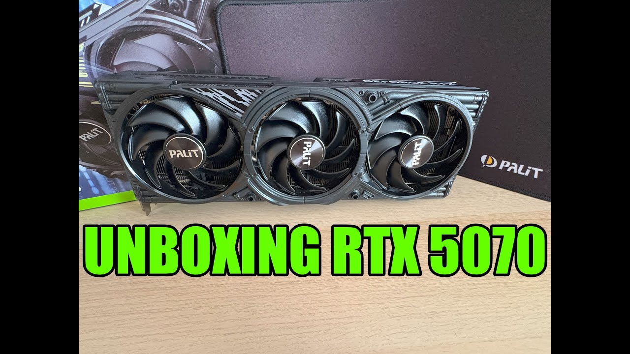 PALIT RTX 5070 GAMING PRO-UNBOXING