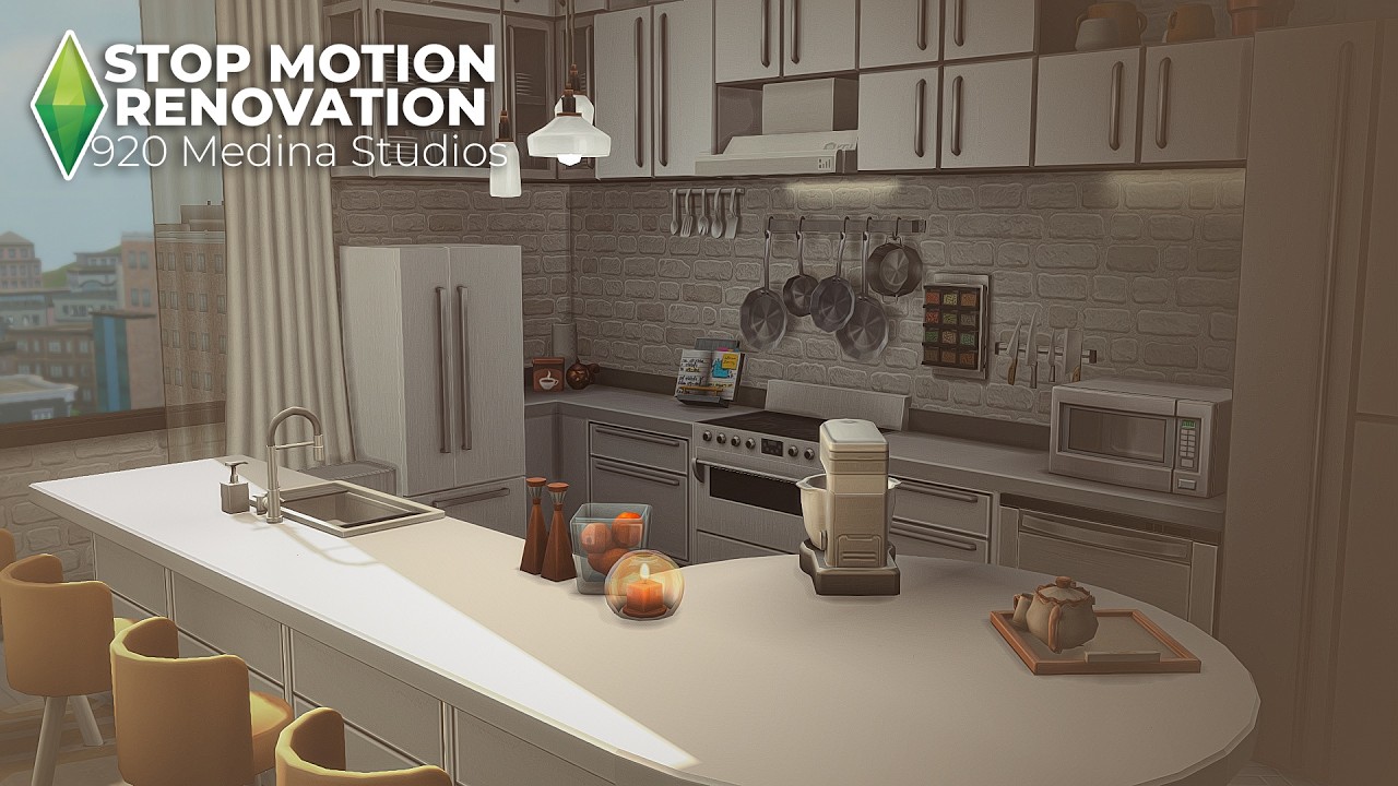 Apartment For Family With Children | 920 Medina Studios [NO CC] | SIMS 4 Stop Motion Build
