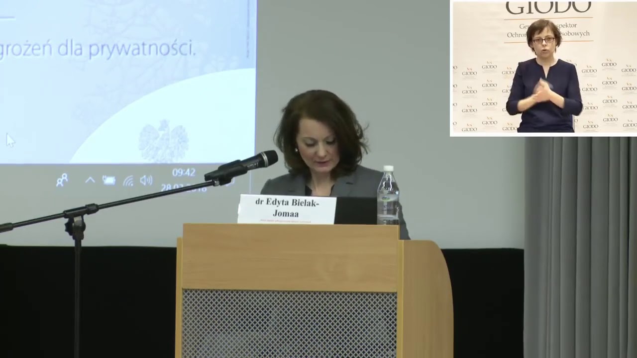 Konferencja &bdquo;Nowe zasady zabezpieczania danych osobowych, czyli RODO w praktyce&rdquo;, 28 marca 2018 r.